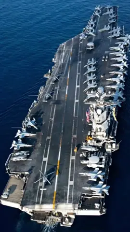 The aircraft carrier USS Abraham Lincoln (CVN-72) is a massive city on the sea, capable of carrying a full complement of F/A-18 Super Hornets and other aircraft. This Nimitz-class carrier is one of the largest warships in the world, serving as a powerful symbol of U.S. naval strength.#Navy #USNavy #Warship 