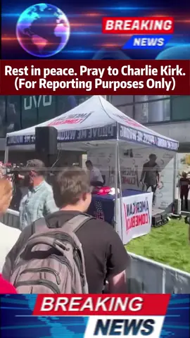 Charlie Kirk, an activist supporting Trump's campaign, was shot and killed during a student event.#shooting#charliekirk#fyp#viral
