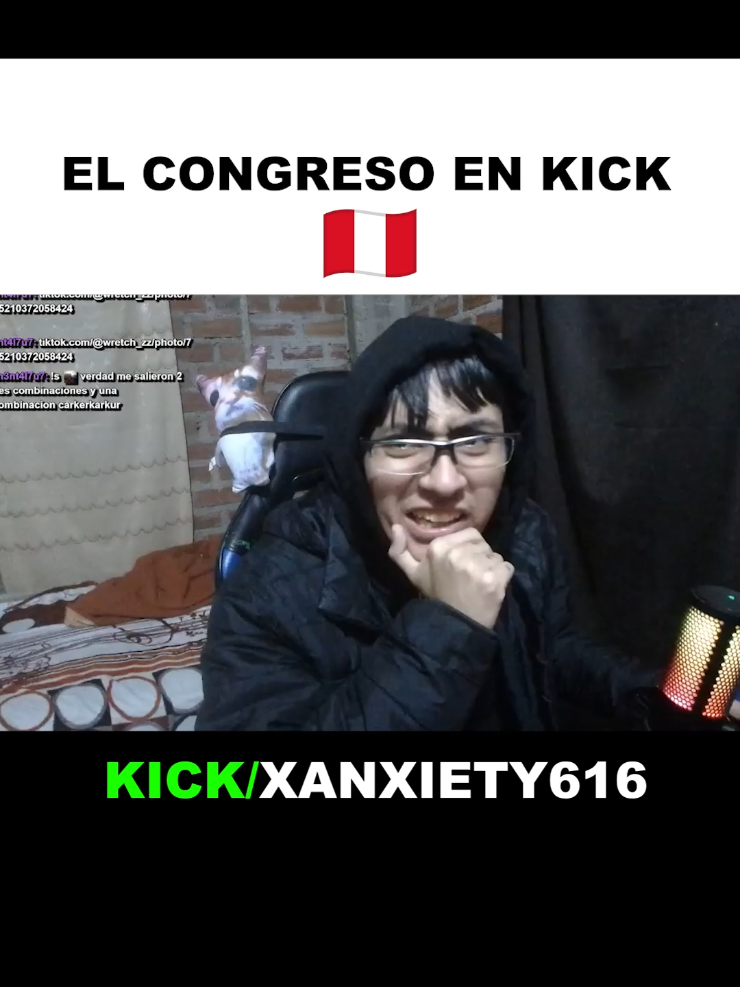 EL CONGRESO EN KICK #xanxiety616 #streamkick #peru🇵🇪 #kickperu💚 #kickstreamer #congresodelperu