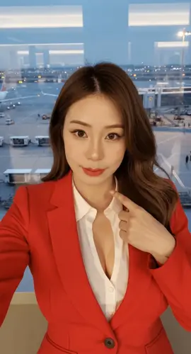 希望你能在机场遇见我 ✈️💖👀 #jenny #song #flightattendant #malaysia #hey 