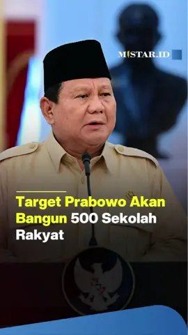 Presiden Prabowo Targetkan 500 Sekolah Rakyat, Tiap Tahun Tambah 100 MISTAR.ID — Presiden Prabowo Subianto meninjau kegiatan belajar di Sekolah Rakyat Margaguna (SRMA) 10, Kamis (11/9/2025). Dalam kunjungan tersebut, Presiden mengapresiasi kemajuan pembangunan Sekolah Rakyat yang diperuntukkan bagi anak-anak dari keluarga kurang mampu di berbagai daerah. Hingga saat ini, tercatat 100 Sekolah Rakyat telah beroperasi aktif. Jumlah tersebut ditargetkan meningkat menjadi 165 sekolah pada akhir September 2025. “Hari ini sudah 100 yang berjalan. Laporan saya terima, akhir September nanti akan jadi 165. InsyaAllah Oktober kita tambah lagi,” ujar Presiden Prabowo. Baca berita lengkap hanya di MISTAR.ID #MistarID #PrabowoSubianto #SekolahRakyat #Pendidikan 