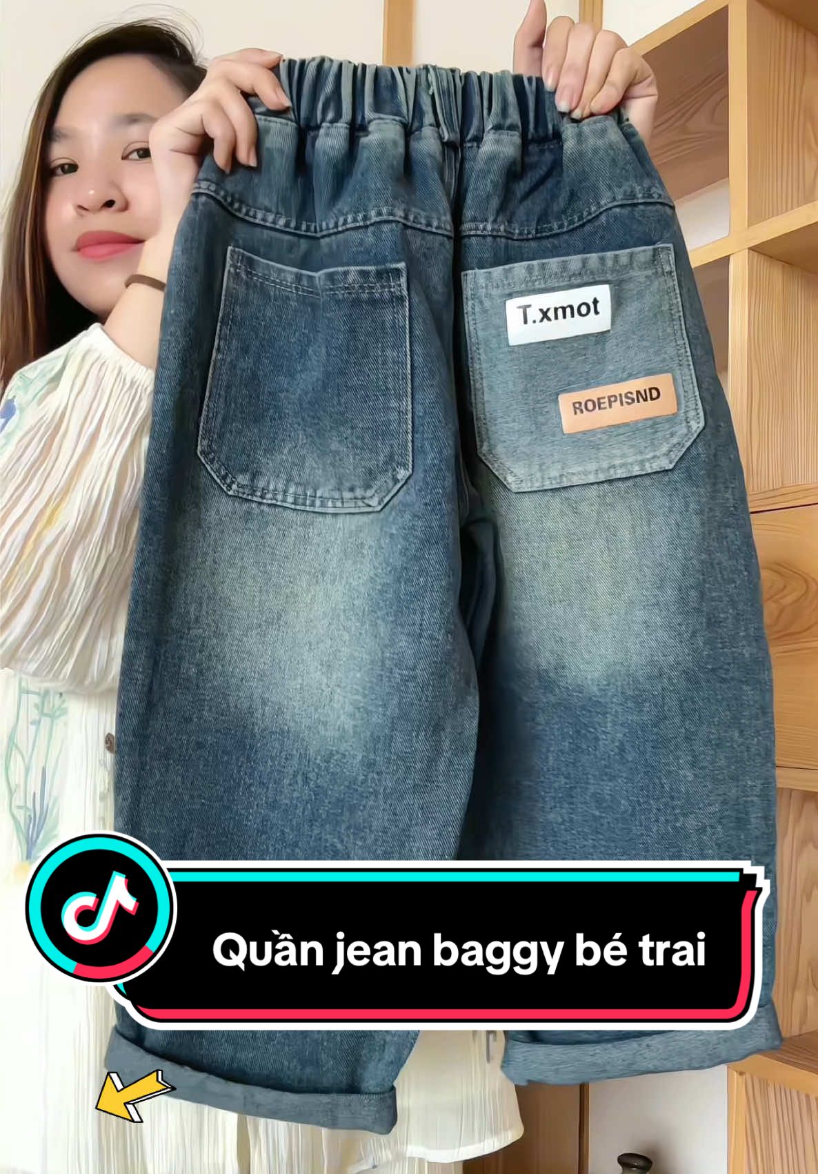 Quần bò jean cho bé trai dáng baggy. #megaoreview123 #quanaotreem #quanbetrai #quanjeanbetrai #jeanbetrai 