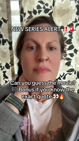 Movie buffs, this one’s EASY (especially if you know me at all 🤭). Drop your guess in the comments ⬇️ and double points if you can give me the exact line from the clip! 🎬✨ #guessthemovie #moviequotes #moviechallenge #tiktoktrivia #moviebuff 