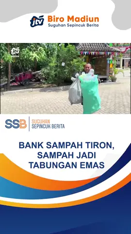 KABUPATEN MADIUN - Bank Sampah Tiron Maju Asri 04 di Kabupaten Madiun mengubah sampah menjadi tabungan emas. Sejak berdiri tahun 2020, bank sampah ini tak hanya menjaga lingkungan tetap bersih, tetapi juga memberi manfaat ekonomi bagi warga. #Madiun #BankSampah #LingkunganBersih #TabunganEmas #EkonomiWarga