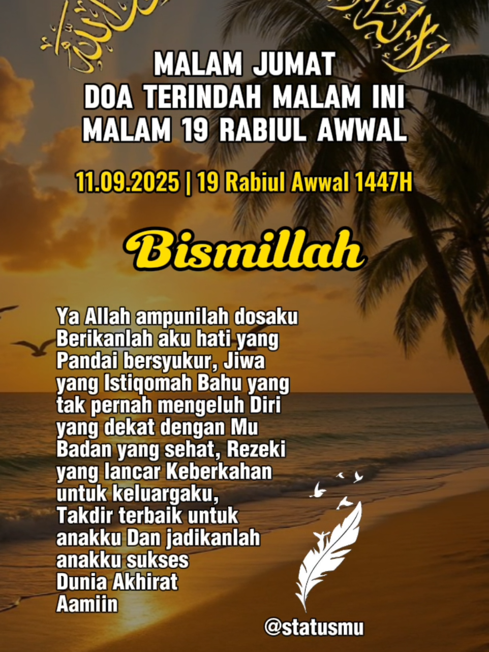 #CapCut #doamalam #malamjumat #statuswhatsapp #fyppppppppppppppppppppppp 