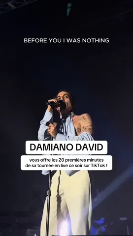 @Damiano David lance ce soir son Funny Little Fears World Tour 2025 et parce qu’il aime faire monter la sauce, il nous offre les 20 premières minutes de sa tournée en live sur Tiktok  : un avant-goût de ce qui vous attend le 26 septembre à l’ @adidas arena. Alors, vous êtes plutôt :  team spoilé direct ou  team je garde la surprise ? 😏 #damianodavid #damiano #funnylittlefears #adidasarena #paris 