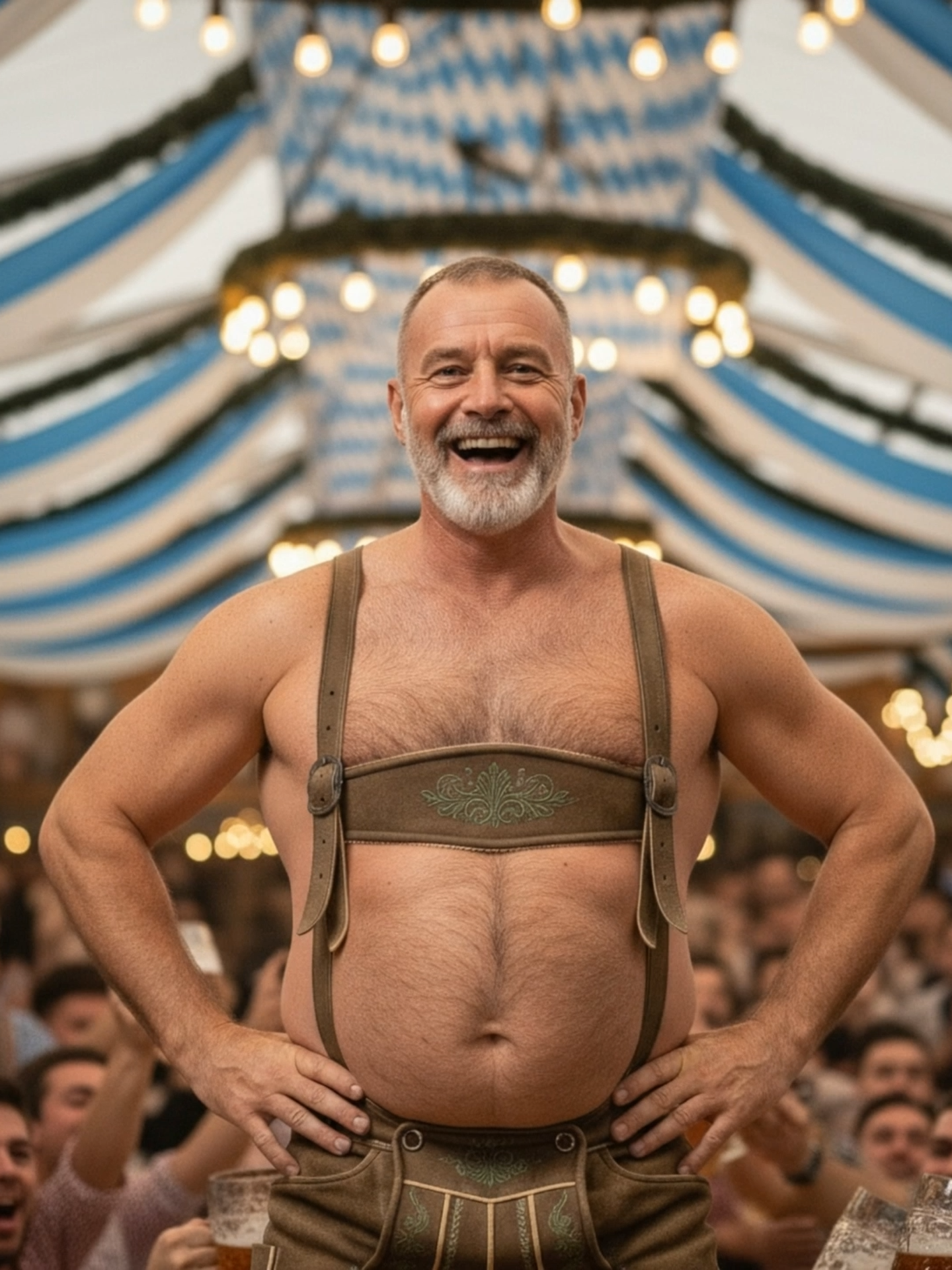 Oktoberfest 2 Show more love to your #daddy Video made with the help of #midjourney #ai #aigenerated #videoai #beard #hairy #daddy #hairymen🏳️‍🌈#gaytiktok #gaybear🐻🌈
