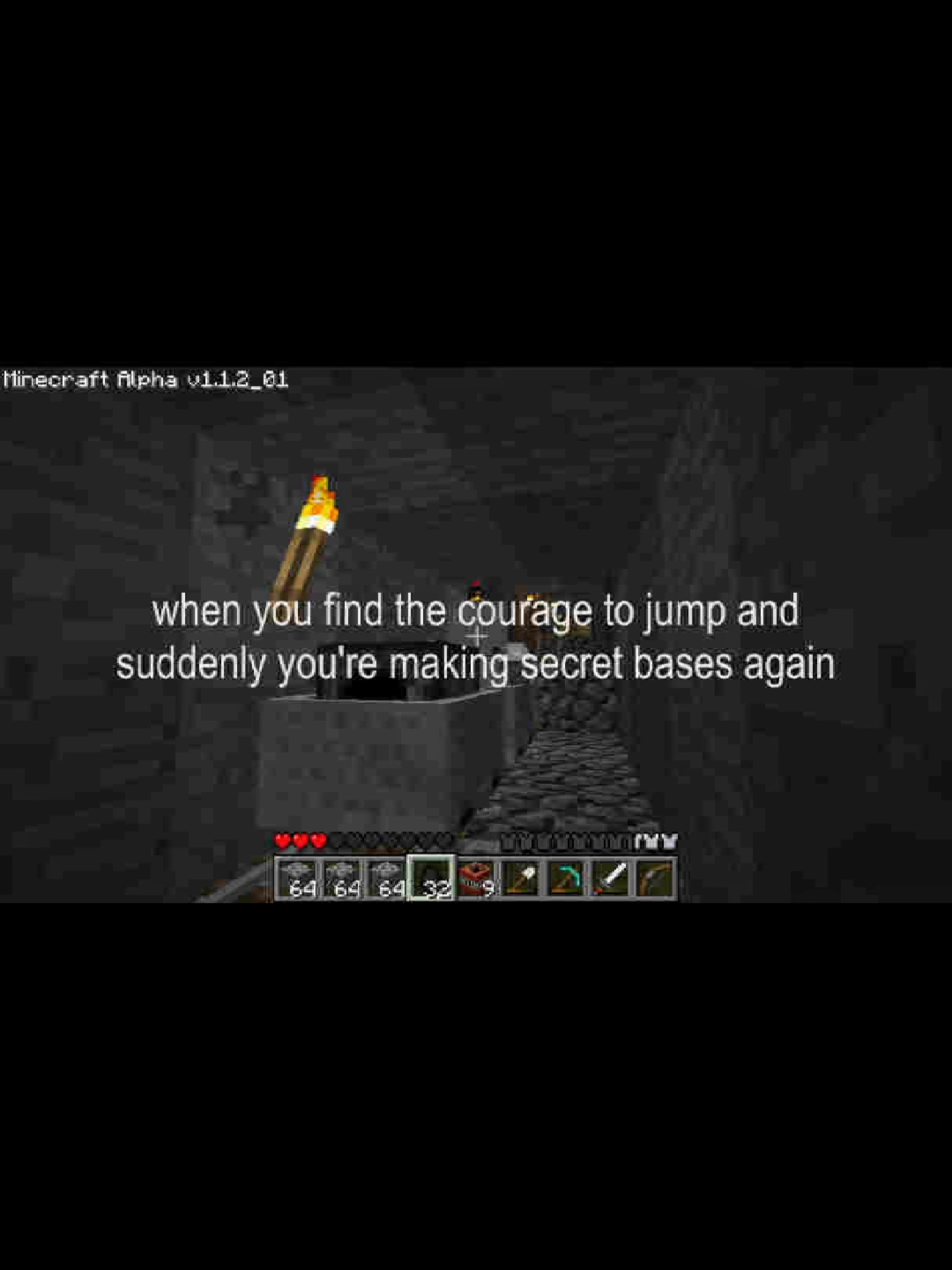 i always liked making secret bases #realcore #core #discomfortcore #corecore #Minecraft #nostalgia