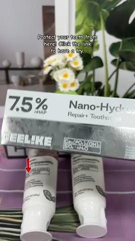 Wow! I am impressed with this GEELIKE toothpaste! it's fluoride free and has 7.5% nano Hydroxyapatite that remineralizes your teeth. #geelike #nanohydroxyapatite #remineralizeyourteeth #fluoridefreetoothpaste #springintohealth #oralhealth #tiktok