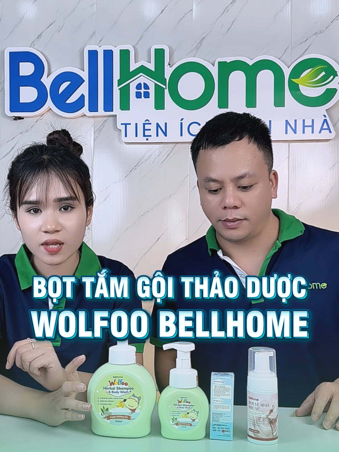Bọt Tắm Gội Thảo Dược Wolfoo Bellhome - Sản Phẩm Không Thể Thiếu Dành Cho Các Bé Nhỏ  #tamgoichobe #vesinhchobe #chamcon #suckhoechobe #bellhome