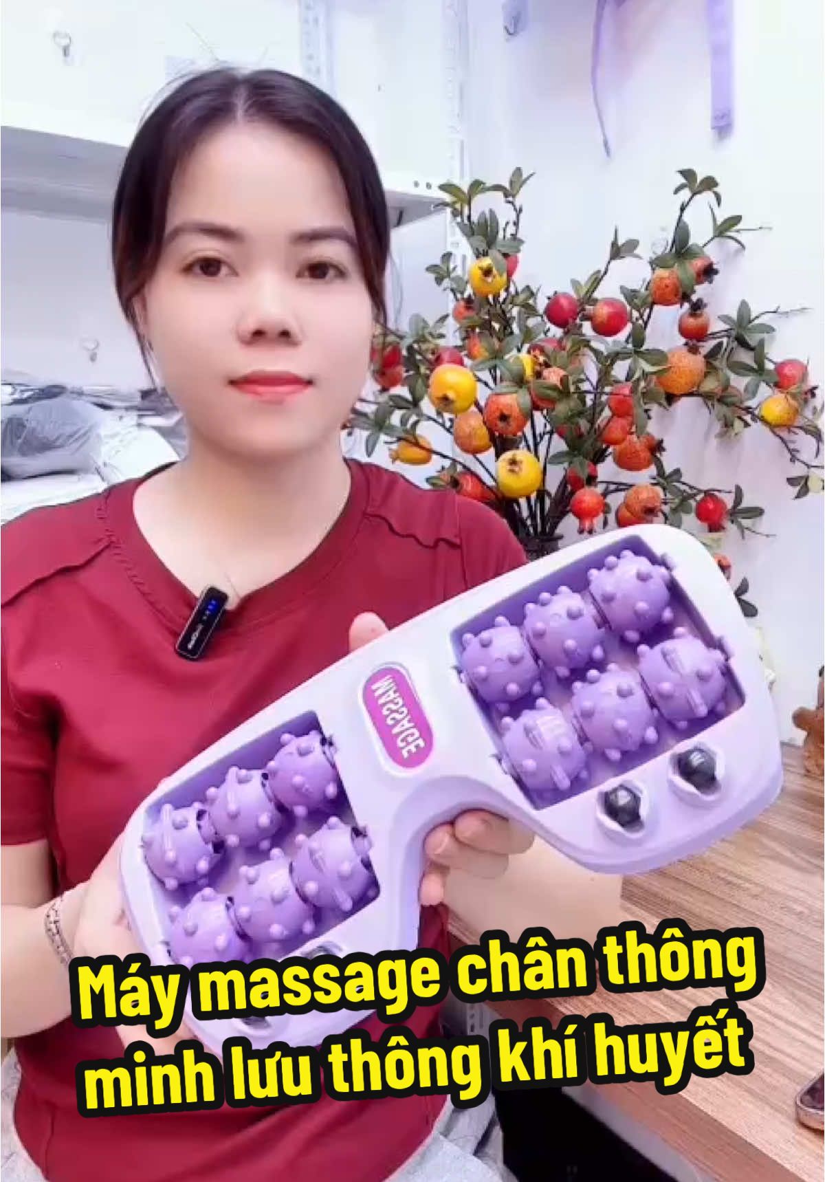 Máy massage chân với các con lăn dạ điểm##maymassage##may##xuhuong##trend##khosidiadung1221##banhangtiktokshop