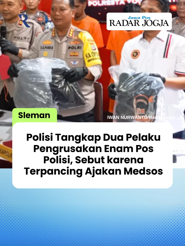 Polisi Tangkap Dua Pelaku Pengrusakan Enam Pos Polisi, Sebut karena Terpancing Ajakan Medsos #fyppppppppppppppppppppppp #fyp #fypシ゚