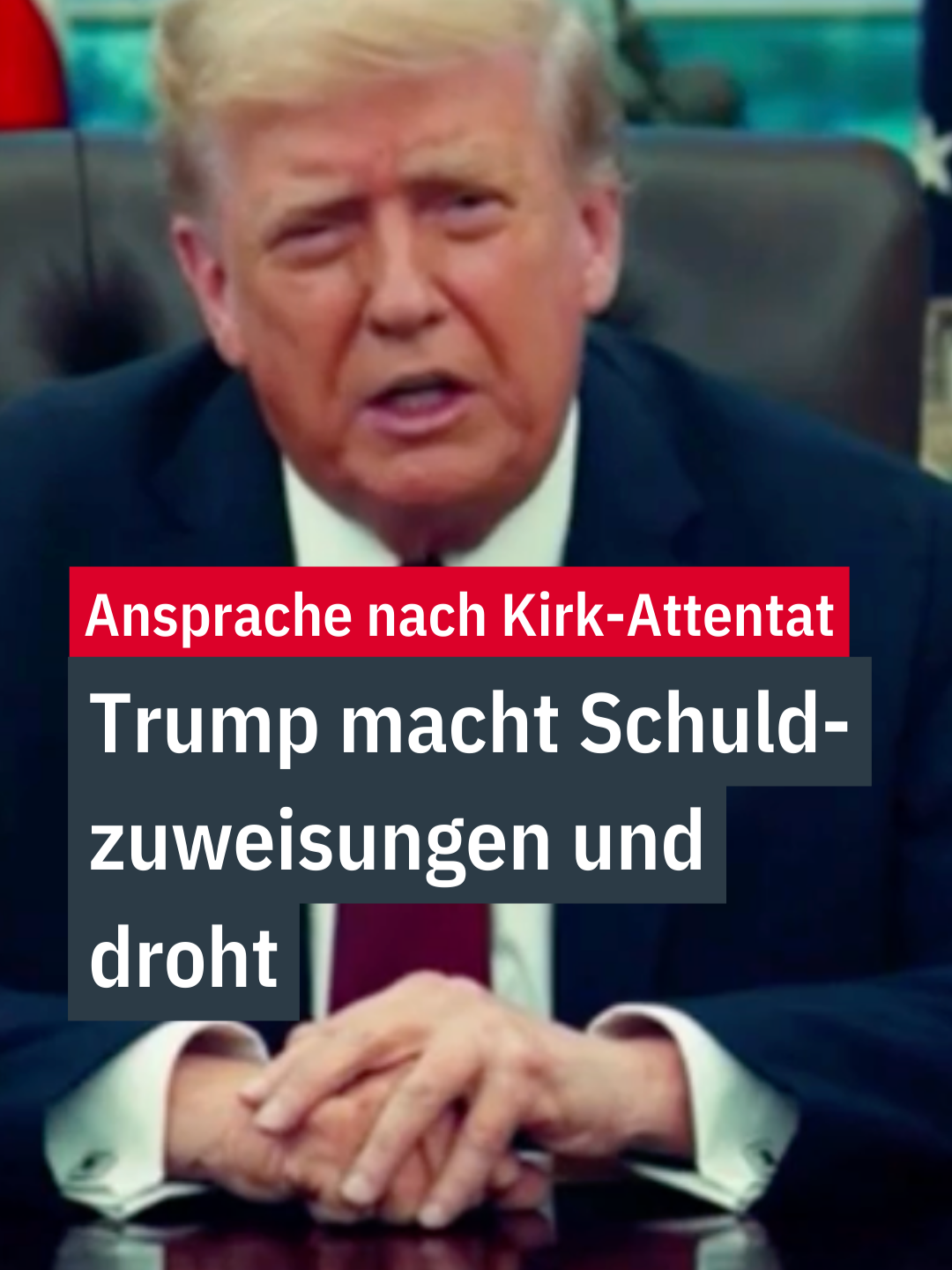Ein tödliches Attentat auf einen rechten Influencer erschüttert die #USA. Bevor es Anhaltspunkte zum Täter oder seinem Motiv gibt, wendet sich US-Präsident #Trump mit klaren Schuldzuweisungen an die Öffentlichkeit und spricht eine Warnung aus in Richtung seiner politischen Gegner. 📲 In unserer App findet ihr mehr Informationen zum Attentat auf Charlie Kirk. #ntv #nachrichten