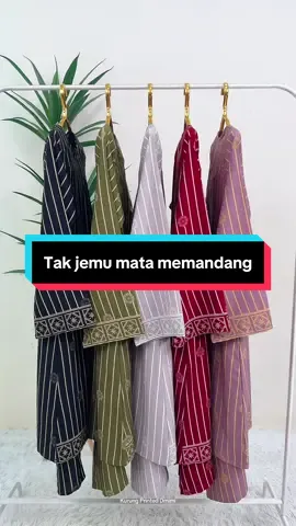 Hati akak sayang mesti berkenan kan dengan design baru ni 🤭❤️ 5 pilihan warna confirm fall in love. Join live Dmimi esok okay! #TikTokShopFesyen #dmimifashion #bajukurung #99supershoppingday #plussizefashion