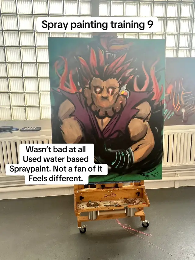 #fun #spraypaint #wip #art #streetfighter 
