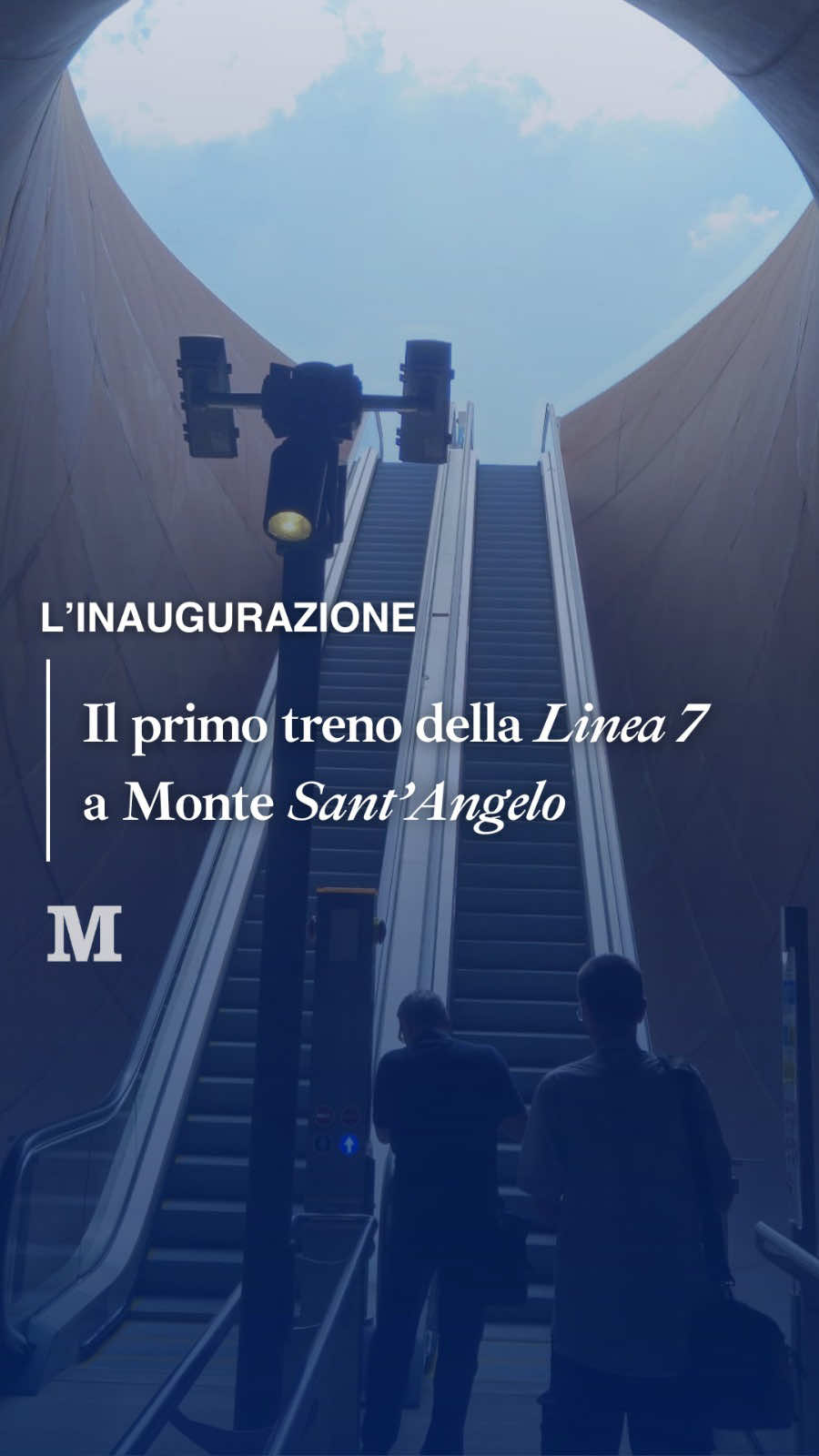 Il primo treno della Linea 7 per la stazione di Monte Sant’Angelo. #ilmattino #eventi #montesantangelo #università #napoli  