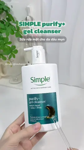 Phần 282 | Sữa rửa mặt Simple putify phiên bản mới này đúng là chân ái cho da dầu mụn, xài êm lắm luôn mà còn có deal xịn mua 1 tặng 1 quà nữa 🎁 #suaruamatsimple #simpleskincare #simplevietnam #skintwin #imchanreview 