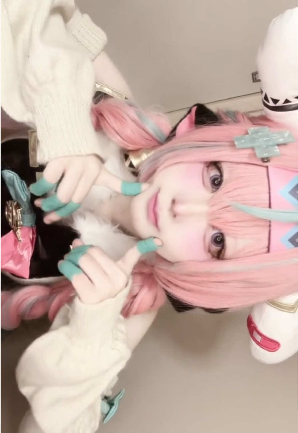 加工外れちゃうから全然つかめなかった #ヴァレサコスプレ #原神コスプレ #genshinimpactcosplay #varesacosplay #cosplay 