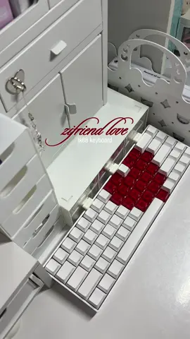 heart keyboard ❤️ #zifriend #zifriendtk68 #tk68 #mechanicalkeyboard #keyboard 