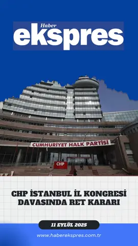 CHP İSTANBUL İL KONGRESİ DAVASINDA RET KARARI Ankara 3. Asliye Mahkemesi, CHP İstanbul İl Kongresi’nin iptali için açılan davayı esastan reddetti. Kararın ardından gözler kayyum uygulamasının hukuki durumuna çevrildi. CHP İstanbul İl Kongresi’nin iptali talebiyle açılan davada kritik karar çıktı. Ankara 3. Asliye Mahkemesi, davayı esastan reddetti. Kararın ardından değerlendirmede bulunan CHP’nin avukatı Çalar Çağlayan, “Davayı görme yetkisine sahip mahkeme esastan ret verdi. Bundan sonra ilgili mahkemelerin buna uygun karar alması gerekiyor. Hukuken kayyumun görevi sona ermiş olmalı” dedi. CHP Genel Başkan Yardımcısı Gül Çiftçi ise, “Artık esastan verilmiş bir karar var. Bu karar İstanbul’daki kayyum uygulamasını geçersiz hale getiriyor” ifadelerini kullandı. #haberekspres #haber #chp #istanbul #kayyum #siyaset #gündem