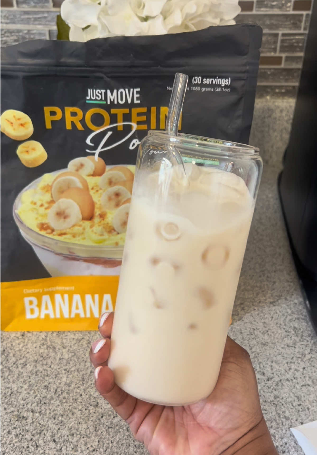 If you are in a health and fitness journey you have to try @Just Move Supplements protein. It comes in 7 different flavors and it is soooooo good. #protein #proteinshake #proteinsnack #tiktokshop #blackownedbusiness 