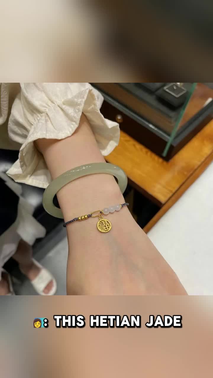 randomly send Hetian jade bracelets, women's green and white jade, young models, thin round strips, and girls' jade bracelets. #bracelet #bracelets #charmbracelets #bangles #beadedbracelets #banglebracelets #jadebangle #jadebracelet #charmbracelet #goldbracelets