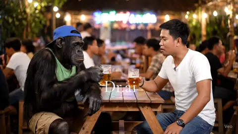 ចាំមើលវាវង្វេង 😅🤣#ai #veo3 #funny #funyai 