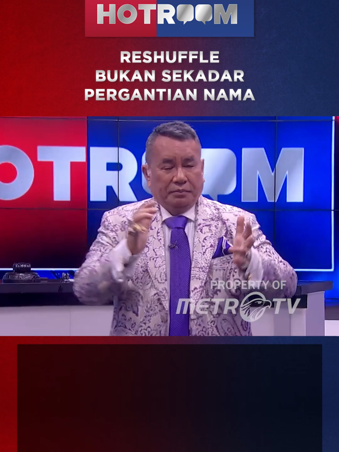 Presiden Prabowo Subianto mengejutkan publik dengan melakukan perombakan atau reshuffle pada Kabinet Merah Putih. Melalui Menteri Sekretaris Negara Prasetyo Hadi, diumumkan bahwa lima posisi kementerian diganti sekaligus. Selain itu, Prabowo juga membentuk satu kementerian baru, yaitu Kementerian Haji dan Umrah. Saksikan #HotroomMetroTV episode 
