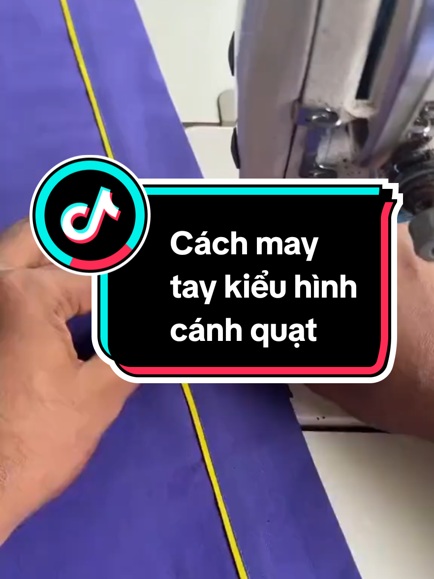 Cách máy tay áo hình cánh quạt chị em tham khảo nha  #thoitrang #đoboxinh #Quanao #vietnam #aodaivietnam 