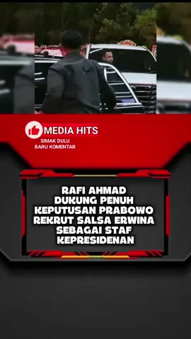 Raffi Ahmad dukung penuh keputusan Prabowo rekrut Salsa Erwina sebagai staf kepresidenan  #rafiahmad #nagitaslavina #salsaerwina #stafkepresidenan #kabinetmerahputih 