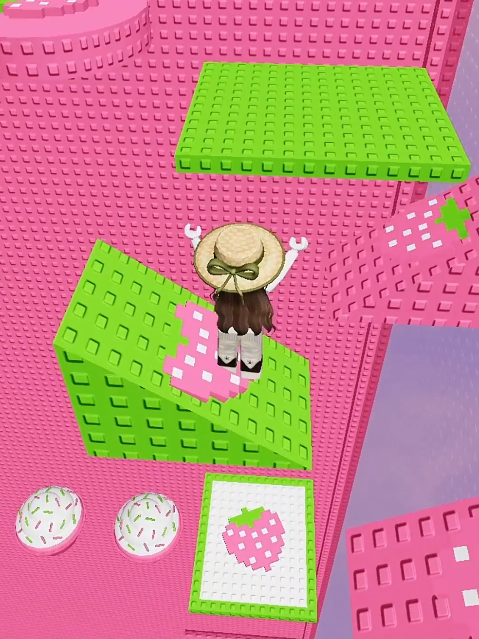 Roblox | Strawberry Fields Tower #roblox #fyp #robloxfyp #robloxtower #robloxobby 