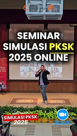 🔥 PROMO EARLY BIRD – TERHAD UNTUK 100 YANG PERTAMA! 🔥 SEMINAR SIMULASI PKSK 2025 4 OKT 2025 8am - 5pm UM Fizikal & Online . 40% Markah ke SBP/MRSM dari PKSK. Betul, seminar ni boleh bantu anak skor PKSK tapi rumah jauh dari UM. . Ibu ayah jgn risau sebab ada Pakej Zoom - Seminar Simulasi PKSK kini hanya RM119 (Jimat RM40 dari harga asal RM159). . Dalam PAKEJ ZOOM, akan dapat 1. Modul PKSK (softcopy) diberi awal seminggu. 2. Jika nak kami hantar Modul PKSK (hardcopy), boleh, tapi tambah caj sikit. 3. Guru Pakar PKSK ajar teknik jawab soalan & cara skor ikut format terkini 4. Pelajar jawab Soalan Simulasi PKSK – mirip soalan PKSK sebenar. 5. Guru Pakar terus tanda dan bincang jawapan pada hari yang sama. 6. Seminar selama 9 jam ( 8pagi - 5 petang) cover semua bhgn PKSK 7. Video Rakaman seminar diberikan . . 𝑆𝘦𝑚𝘪𝑛𝘢𝑟 𝑑𝘪 𝘬𝑒𝘵𝑢𝘢𝑖 𝑜𝘭𝑒𝘩 𝘎𝑢𝘳𝑢 𝑃𝘢𝑘𝘢𝑟 𝑃𝘒𝑆𝘒 𝘊𝑖𝘬𝑔𝘶 𝘈𝐹𝘏𝐴𝘔. . CIKGU AFHAM  1) Guru Cemerlang Sains KPM 2) 9 Tahun Pengalaman dalam PKSK 3) PAKAR dalam Teknik Menjawab PKSK . 👉BONUS :  1) Modul PKSK 2) Video Rakaman 3) Taklimat Ibu Bapa  . Jangan biarkan anak jadi mangsa ‘trial & error’. Bantu mereka bersedia dengan format sebenar & bimbingan Guru Pakar. Daftar di sini: klik link dibio #pksk #sbp #mrsm #etuisyen #seminaronline
