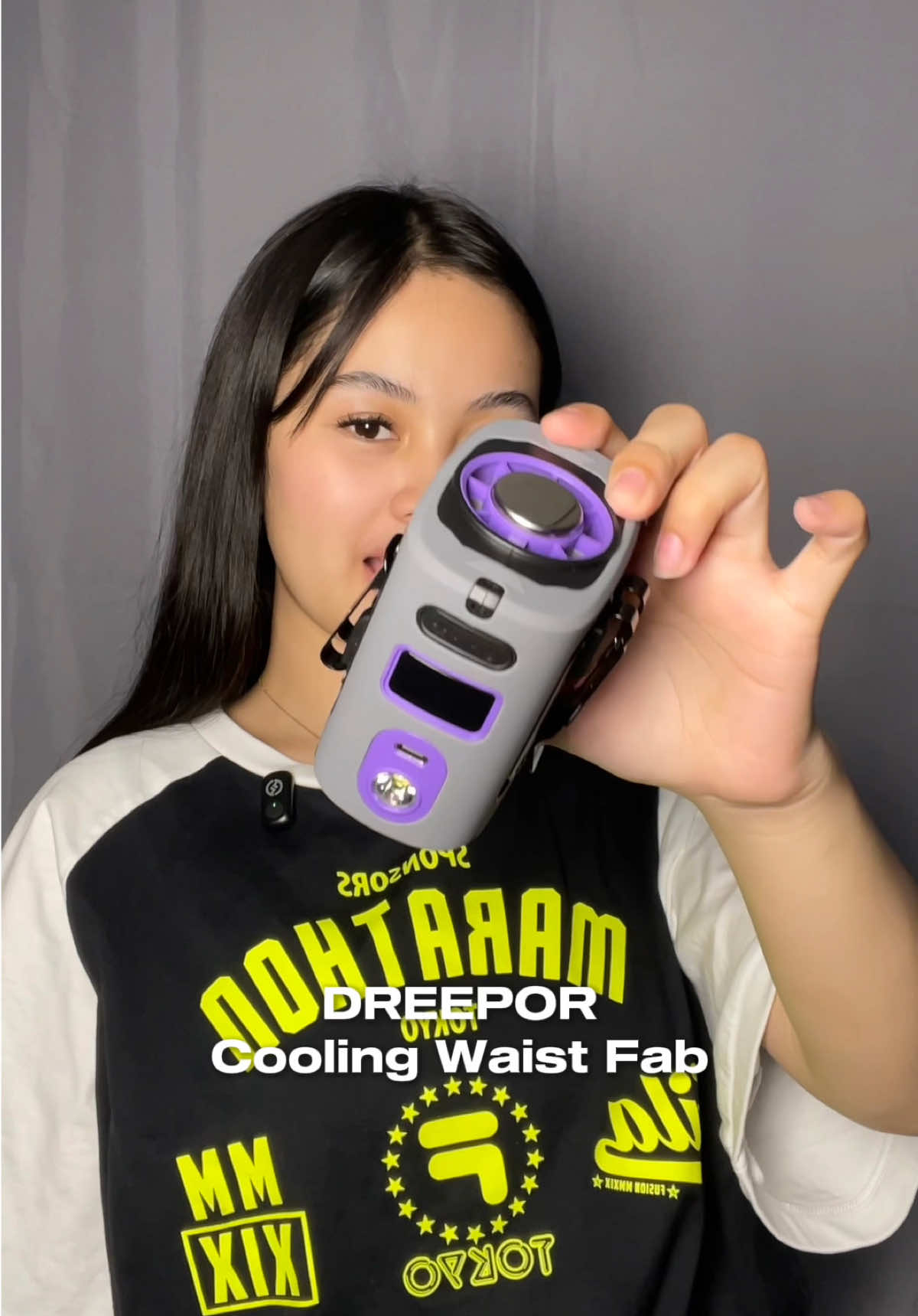 Hot outside? I gotchu! this is the Dreepor Waist Fan. May powerbank, Flashlight & Fan✨😍 Hashtags:  #Dreepor #DreeporFan #DreeporWaistClipFan #DreeporHighSpeedFan #IceCoolingWaistFan @Dreepor 