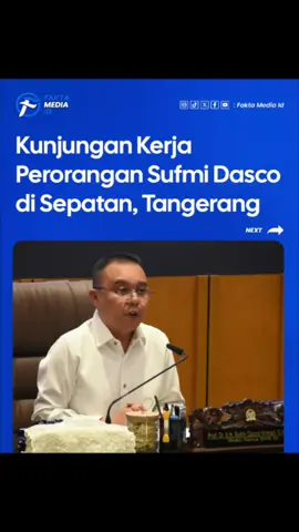 Kunjungan Kerja Perorangan Sufmi Dasco Ahmad Di Sepatan Tangerang