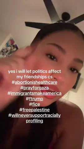 if you disagree your ignorant asf and i can’t be friends with someone like that 🤷‍♀️ #immigration #prayforgaza #freepalestine #fyp #politics 