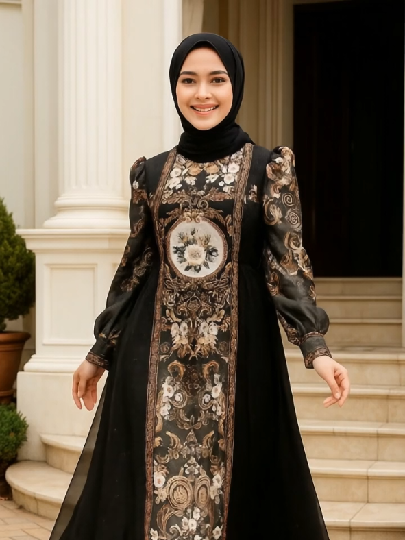Gamis SALMA Dres silk premium Gamis wanita muslim Simple elegant Lebaran 2026#gamisterbaru #dresssilk #fashionmuslim #rekomendasigamis #ootdfashion 