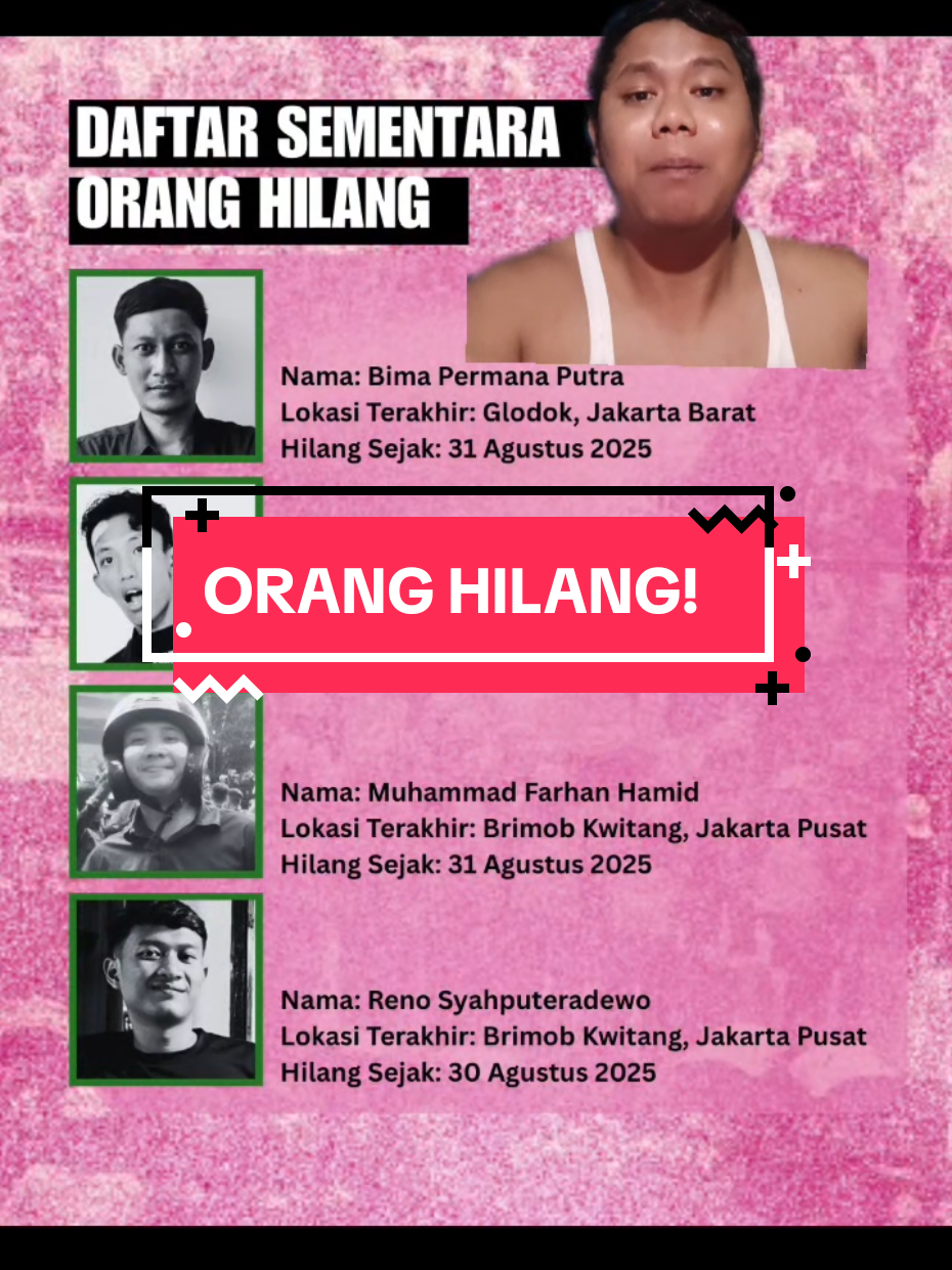 Demokrasi macam di negara ini? #oranghilang #demonstran #sipil 