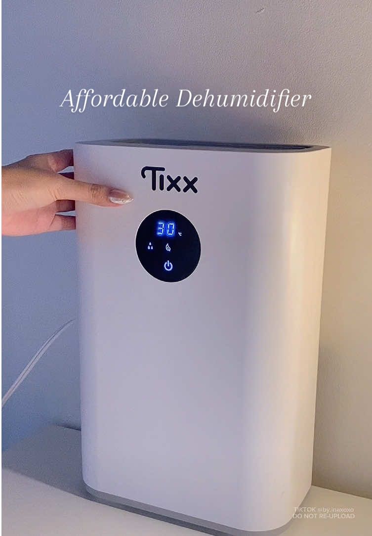 finally!! investing on a dehumidifier is so worth it esp for me na may VERY HUMID room😩 *above 70%  If you’re on a hunt for an affordable dehumidifier, this from Tixx is definitely worth the 💰 #dehumidifier #electricdehumidifier #tixxdehumidifier #molds #homeappliances 