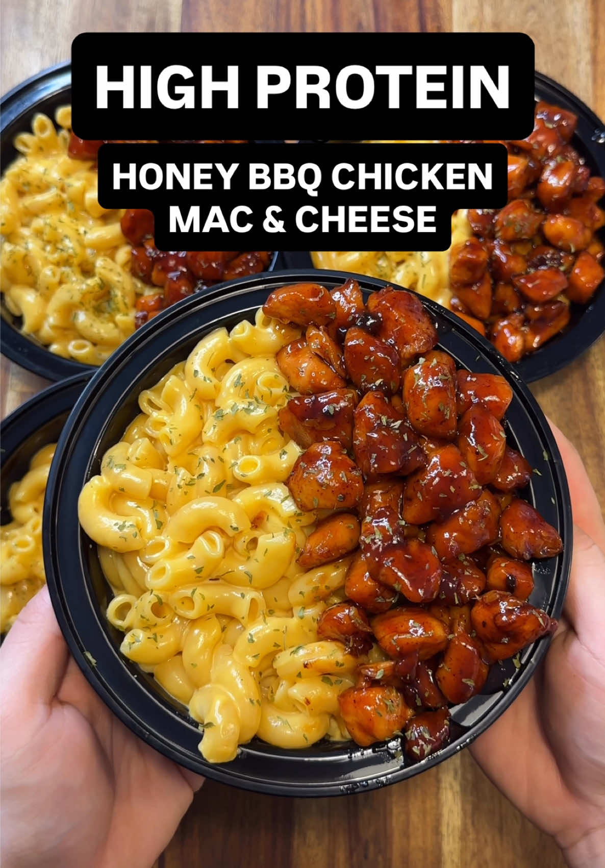 High Protein Honey BBQ Chicken Mac & Cheese🍗🧀 Easy 59g Protein Meal Prep (Macros: Per Serving - 4 Total) 587 Calories 67.5gC | 9gF | 59gP Ingredients: 700g Boneless & Skinless Chicken Breast (raw weight) 1 Tsp Salt, 1 Tsp Onion Powder, 1 Tsp Smoked Paprika & 1 Tsp Garlic Powder 1 Tsp Olive Oil 25g Honey 85g Sugar Free BBQ Sauce (Hughes Sugar Free BBQ Sauce - or reduced sugar BBQ sauce) 320g Macaroni Pasta (uncooked weight) 340ml Fat Free Evaporated Milk (Carnation Light & Creamy) 80g Light Cream Cheese (Philadelphia Lightest) 1.5 Tsp Chicken Stock Powder (Vegeta) 100g Grated Light Cheddar Cheese (Dairyworks Natural Cheddar Cheese) Dont forget to check out my high protein recipe cookbooks with over 280 recipes just like this one! 👨🏻‍🍳📘 #macncheese #highprotein #mealprep #EasyRecipes #macandcheese