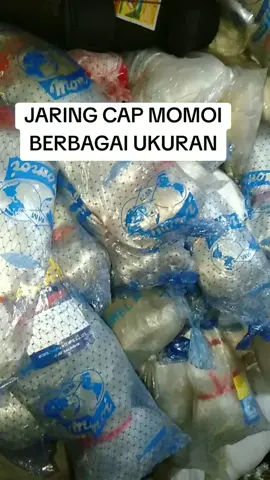 JARING IKAN CAP MOMOI / JARING SENAR BERBAGAI UKURAN #jaring #jaringmomoi #jaringikan #gajiansale #belilokal 
