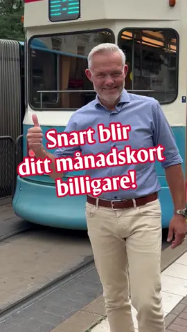 Vi sänker priserna i kollektivtrafiken 🌹
