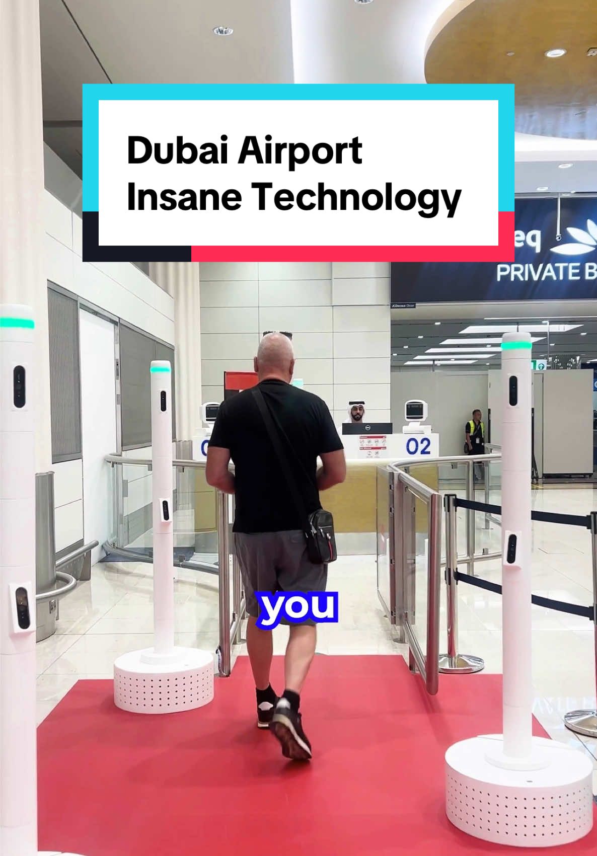 No Lines. No Stamps. This is Red Carpet Immigration at Dubai Airports. #DXB 