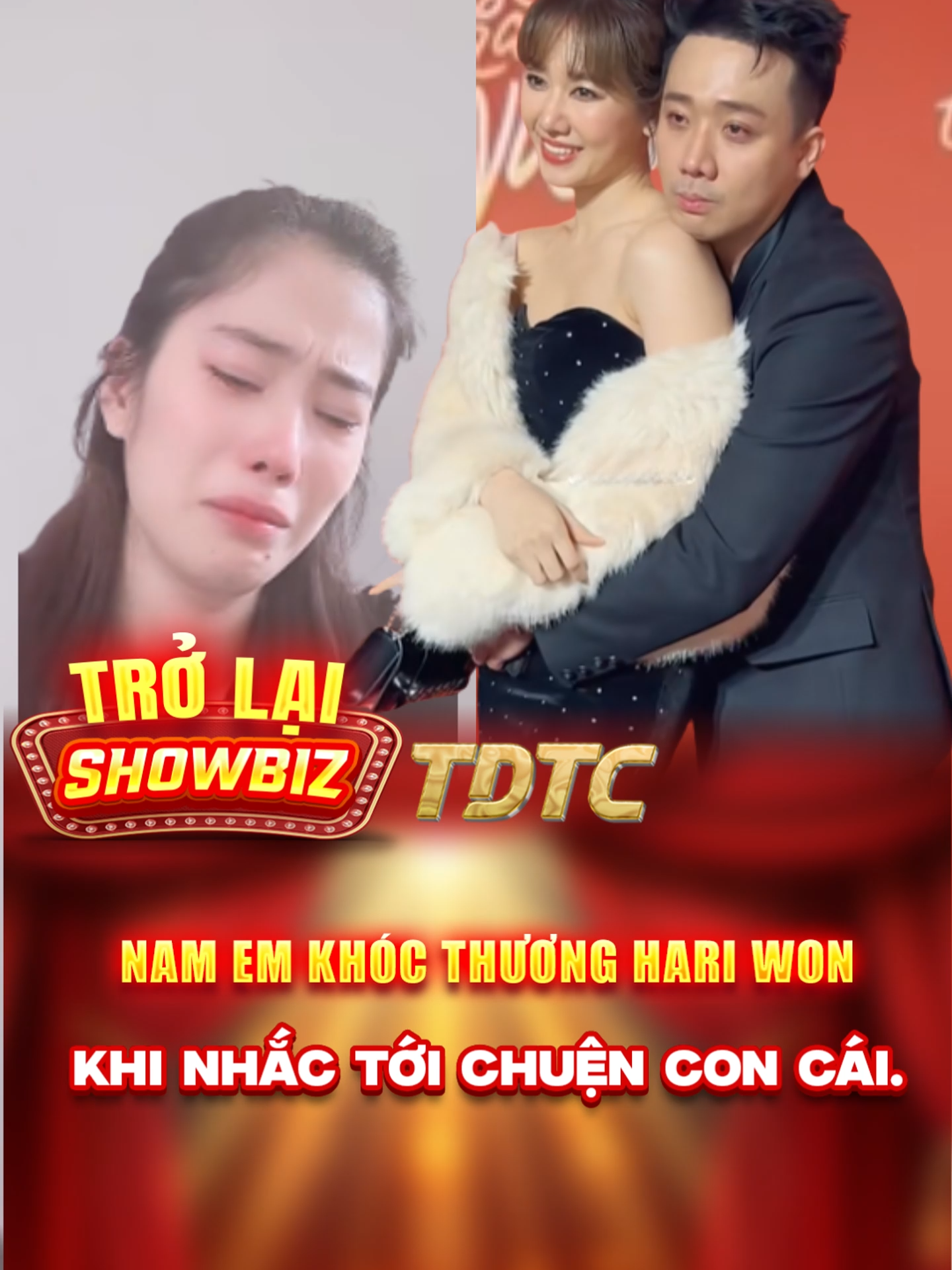 Tin showbiz mới | Nam Em rơi nước mắt khi nhắc đến chuyện con cái của Hari Won – Trấn Thành | Lời chia sẻ đầy đồng cảm #namem #hariwon #tranthanh #showbiz #dramazone #tinsao #saoviet #hotnews #trending #ytshorts #virals #giaitri #chuyenshowbiz #news
