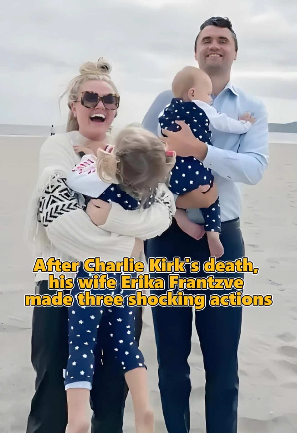 No one realized that within 24 hours of Charlie Kirk’s death, his wife, Erika Frantzve, took three shocking actions to ensure that Trump could take care of her and their young children#us#entertainment#charliekirk#fyp 