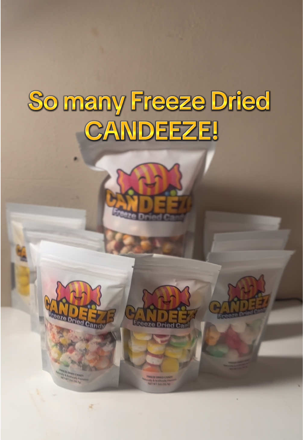 Love these crunchy candies! #freezedriedcandy #candeeze #snackreview #TikTokShopRestock 