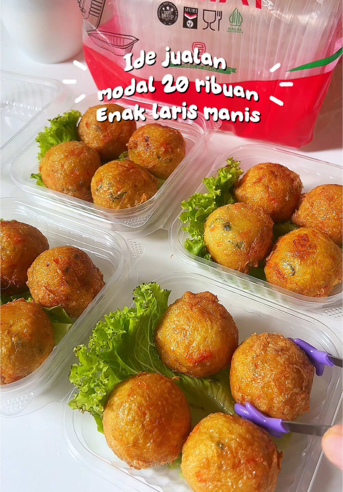 IDE JUALAN MODAL RP. 20.000AN, SIMPEL, ENAK,LARIS MANIS!! untuk kemasannya,  aku  pake foodpack tomat ukuran S dari @PlastikPancaBudiOfficial @pancapackindomakmur - tersedia 3 ukuran (S,M,L) - Dilengkapi dengan Teknologi ZIP LID - Microwave Safe - Lebih Bening - Praktis , anti ribet, Gak perlu pake staples lagi