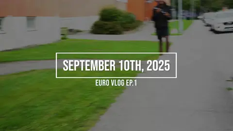 EURO VLOG EP. 1 // 9.10.25 KÖPING X STOCKHOLM 🇸🇪 #overseas #overseasbasketball #sweden #prohooper #Vlog  