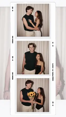 Here’s the prompt: Make a picture taken with a Polaroid camera. The photo should look like a regular photo, with no obvious subject or props. The photo should have a slight blur effect and a consistent light source, such as a flash from a dark room, spread throughout the photo. Don't change the faces. Replace the background behind the two people with a white curtain and us laughing at each other. #CapCut #thesummeriturnedprettyedit #conradfisher #thesummeriturnedpretty #teamconrad 