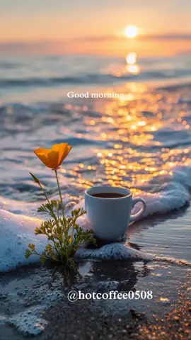 Good morning☀️☕️ #fyp #coffee #calm #nature #oceanview 