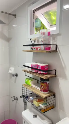 Hanging Bathroom Shelf organizer  #hangingbathroomshelf #bathroomshelf  #bathroomorganizer #conyat8 #tiktokshop 